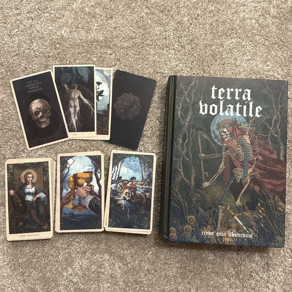 Terra Volatile Tarot with Expansion and Guidebook